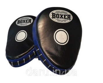 Боксерські лапи гнуті шкіра Boxer Sport Line 2451081269 фото