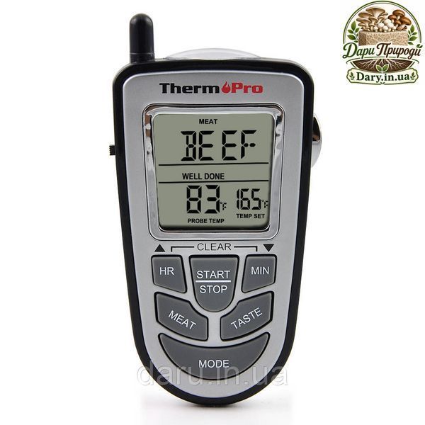 Беспроводной термометр (до 100 м) со щупом для приготовления пищи ThermoPro TP-09 (-10 до +250 &deg;С) 591633710 фото