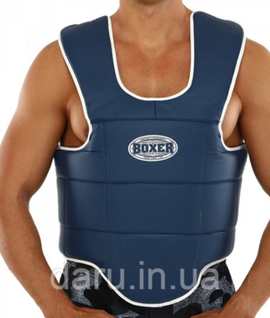 Боксерський жилет Boxer захист корпусу двосторонній розмір XL шкірвініл 2452090101 фото