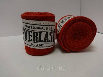 Боксерський бинт EVERLAST - 3 м, 3 кольори 38113033 фото