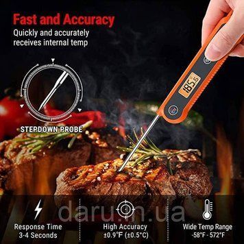 Термометр складаний ThermoPro TP03H (-50&deg;C до 300&deg;C) IP67 1533250579 фото